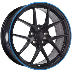 Dai Alloys – SKY – Black – 17″x7.5″ 40mm – All weather Wheels – DW1321702B